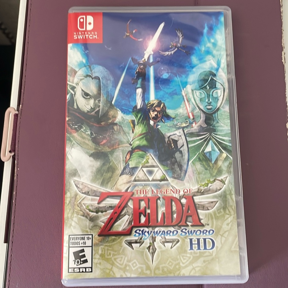 Nintendo The Legend of Zelda: Skyward Sword HD - Red, Green, Blue Cover